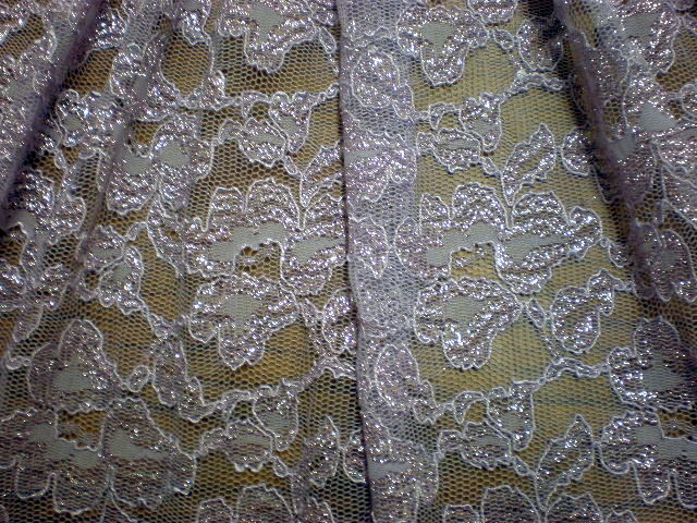 5.Lavender Metallic Lace